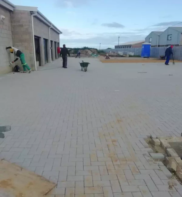 COMMERCIAL OFFICE & STORAGE CONSTRUCTION, PAVING