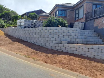 Dana Bay - Retaining Wall Installation