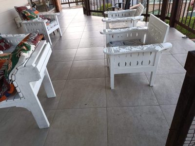 DeckingDeck Renovation with Artificial Grass Installation (Before)