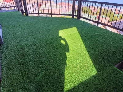 Deck Renovation with Artificial Grass Installation