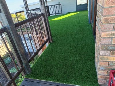 Deck Renovation with Artificial Grass Installation