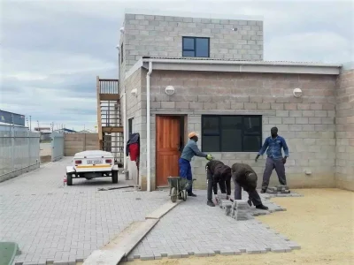 COMMERCIAL OFFICE & STORAGE CONSTRUCTION, PAVING