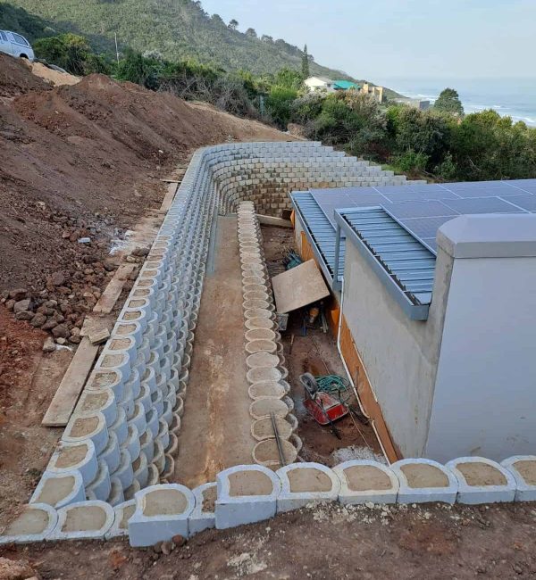 Retaining Wall Installation